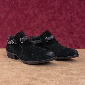 Born Women Nolina Black Leather Comfort Boots size 7.5M